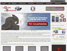 Tablet Screenshot of lesgranitsdubourbonnais.fr